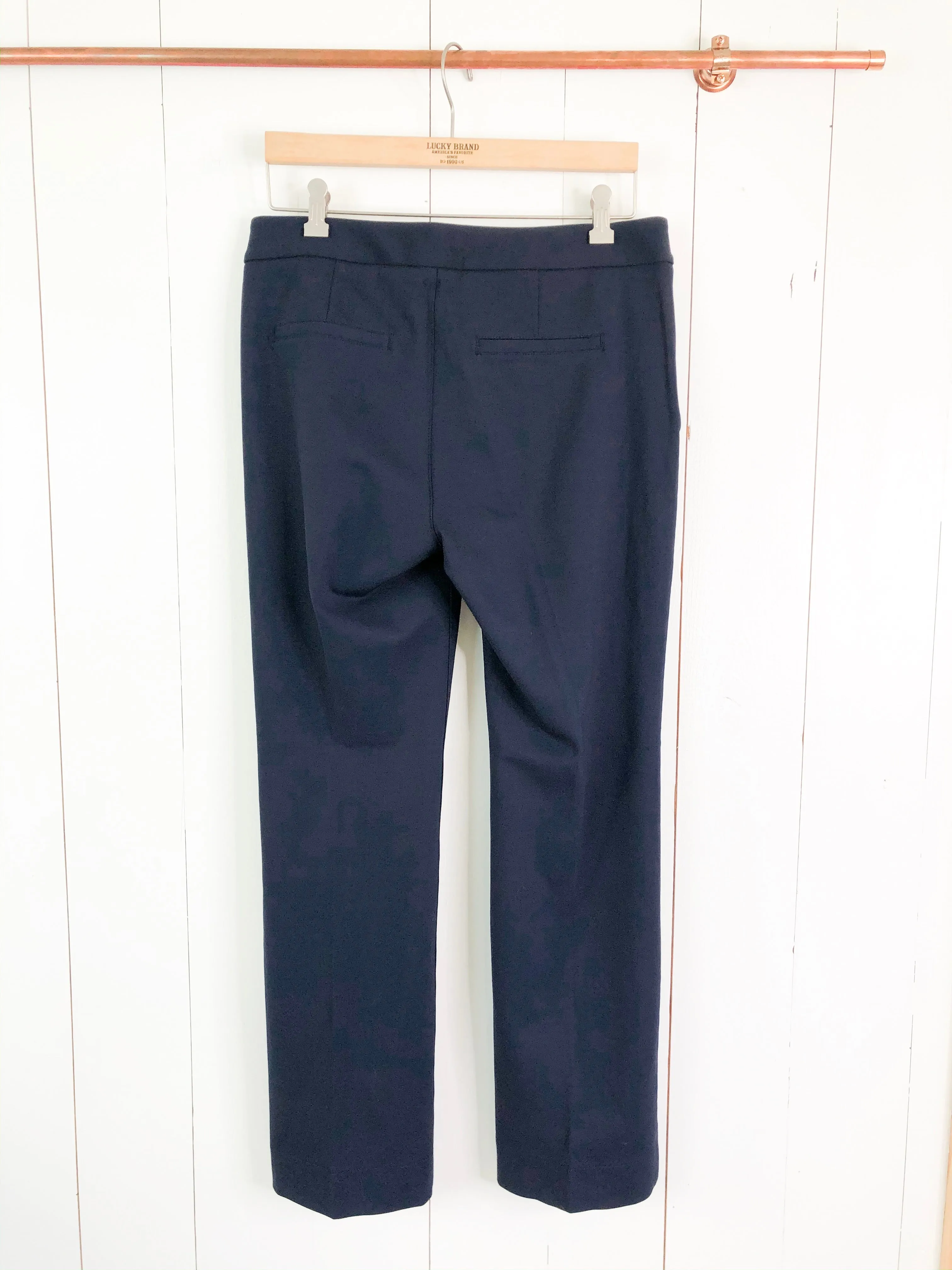 NYDJ Slim Trouser Pants NWT 10P Navy