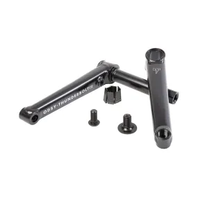 Odyssey BMX Thunderbolt Cranks 165mm RHD - Rust Proof Black