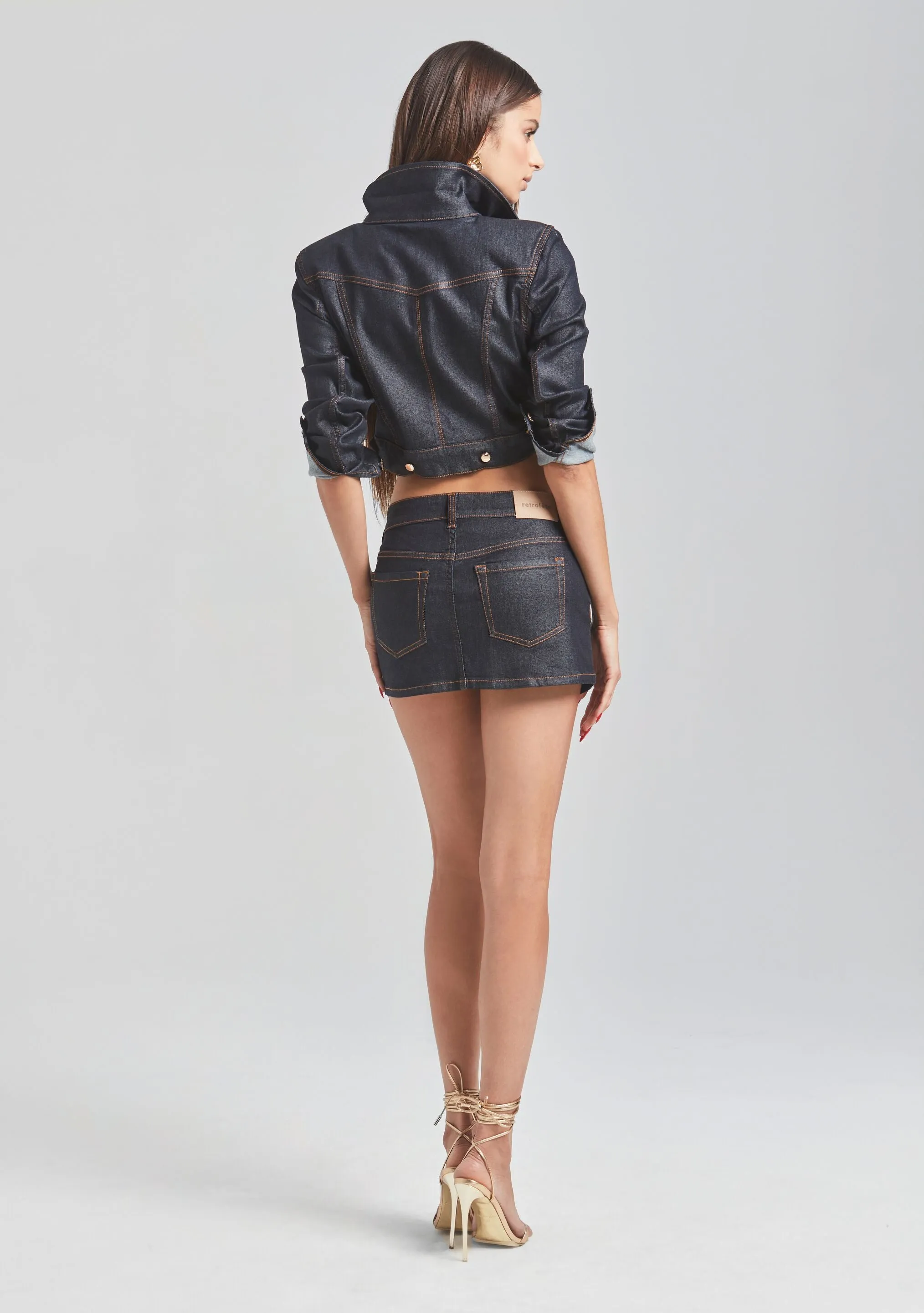 Ollie Cropped Denim Jacket