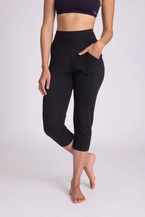 Organic Cotton Slouchy Capri Pants