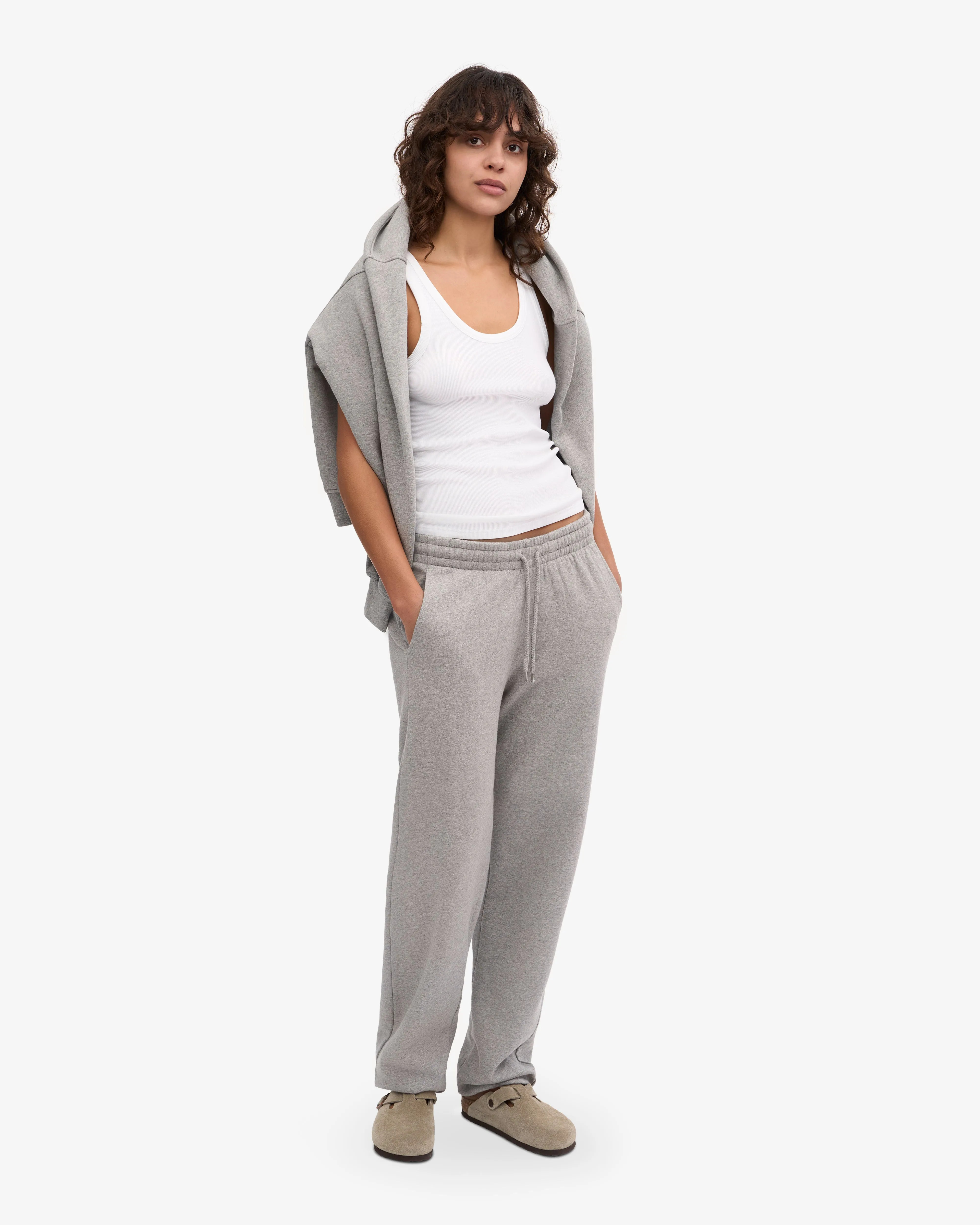 Organic Sweatpants - Heather Grey