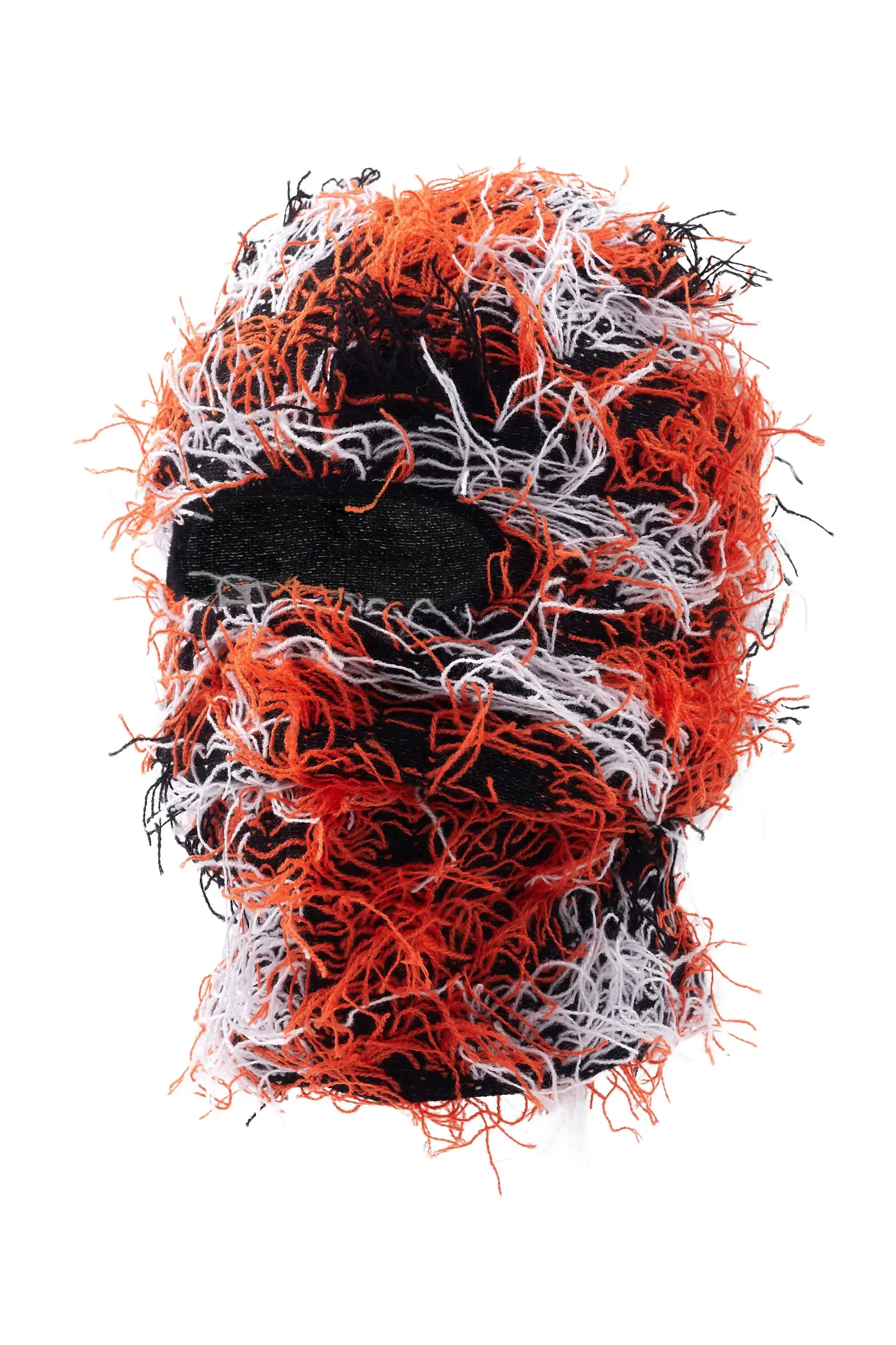 Otto Orange Multi Fuzzy Ski Mask