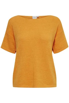 Perdie Knit Top (Orange)