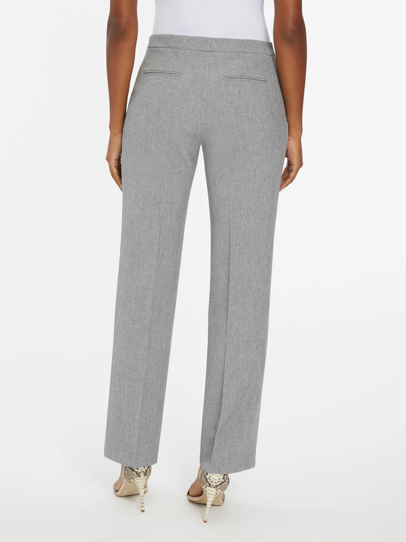 Petite Joan Pant, Iconic Melange Crepe