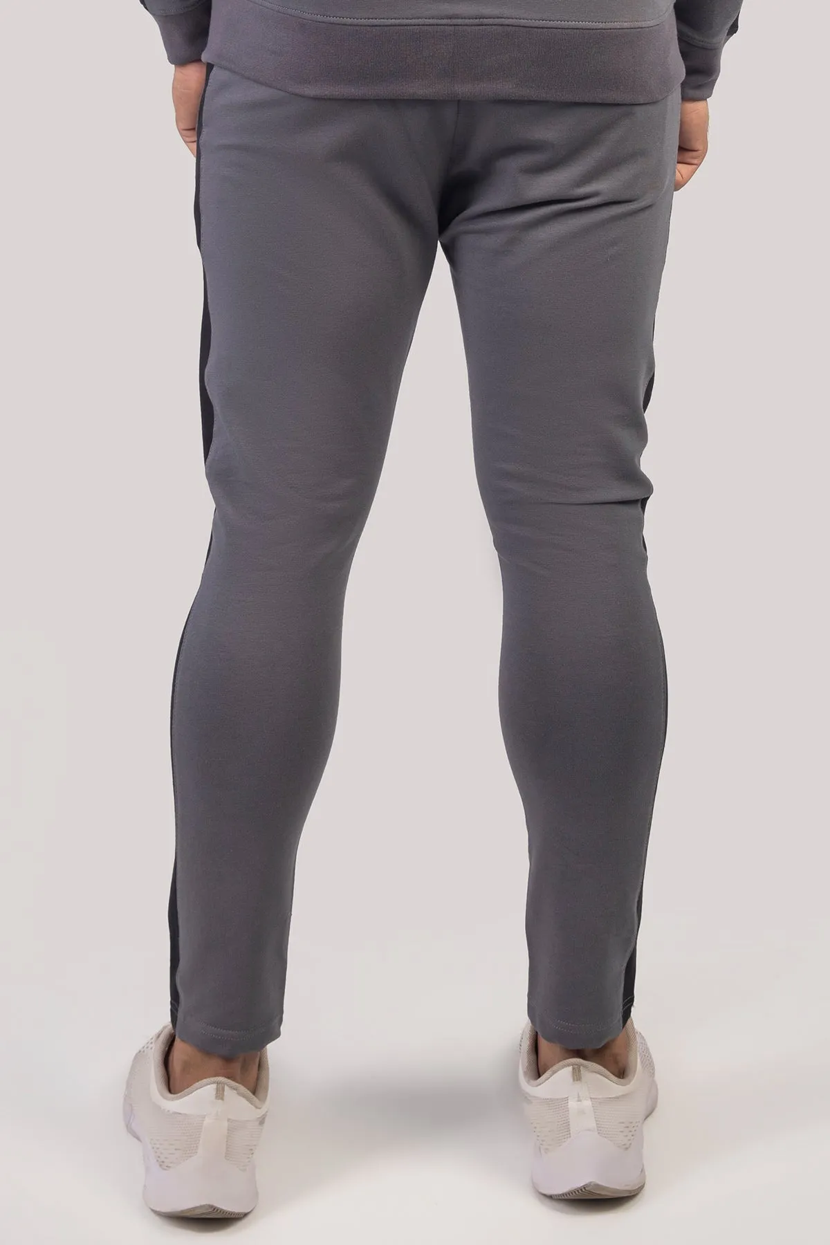 Pewter Grey Panelled Jog Pants - W23 - MTR091R