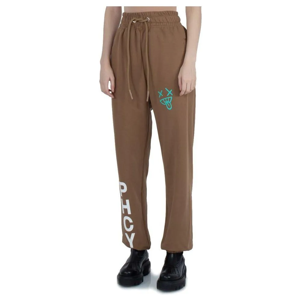 Pharmacy Industry Brown Cotton Women Trouser