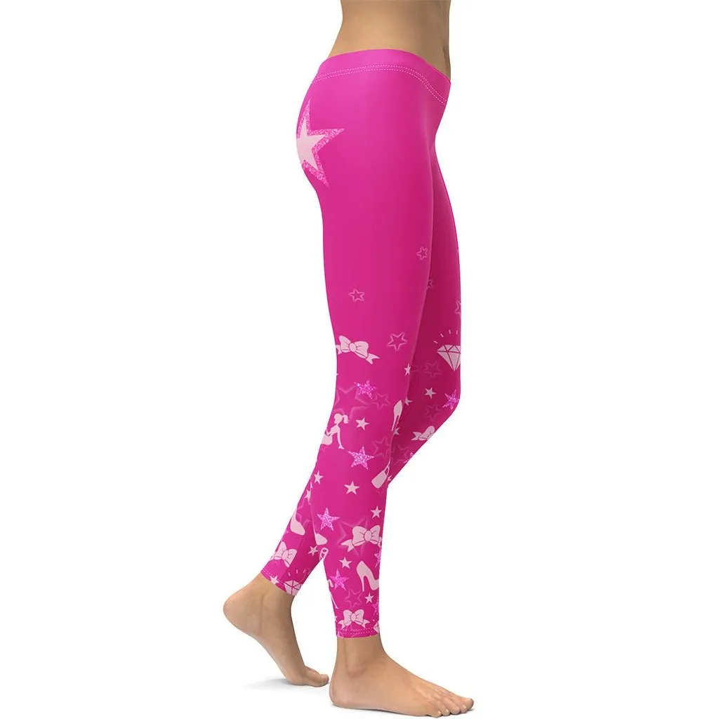 Pink Doll Leggings