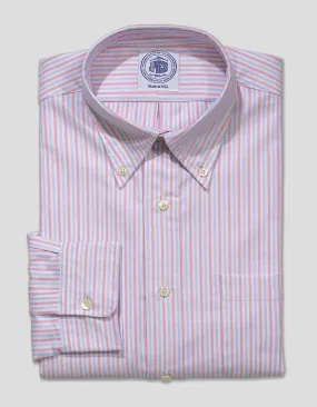 PINK/LIGHT BLUE OXFORD DRESS SHIRT