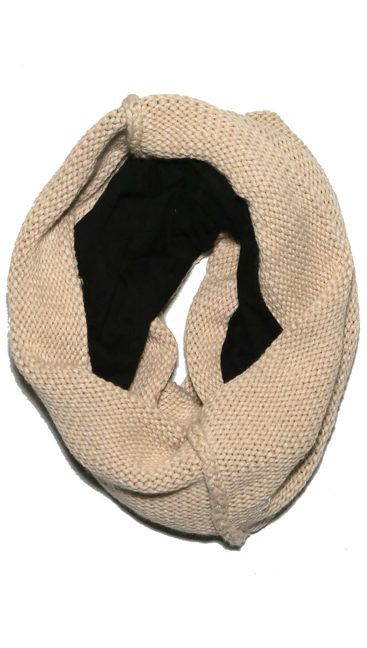 Plush Chunky Knit Neckwarmer Mink