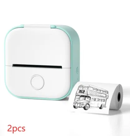 Portable Mini Thermal Label Printer Home Photo Printer Student Wrong Question Printer Bluetooth Mini Label Printer Price Tag