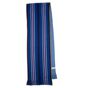 PS Paul Smith DBL Face Stripe Scarf NAVY