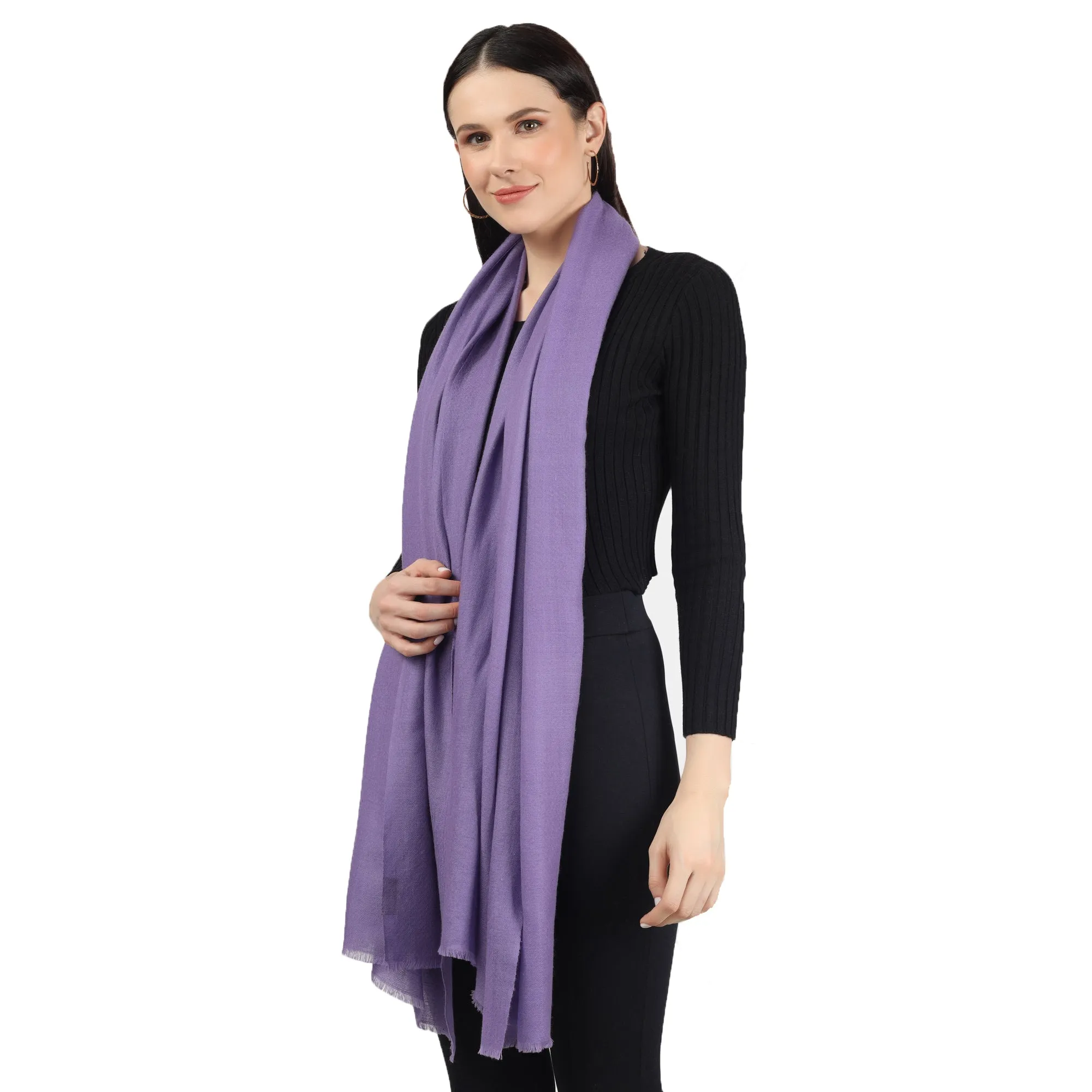 Purple Cashmere Scarf