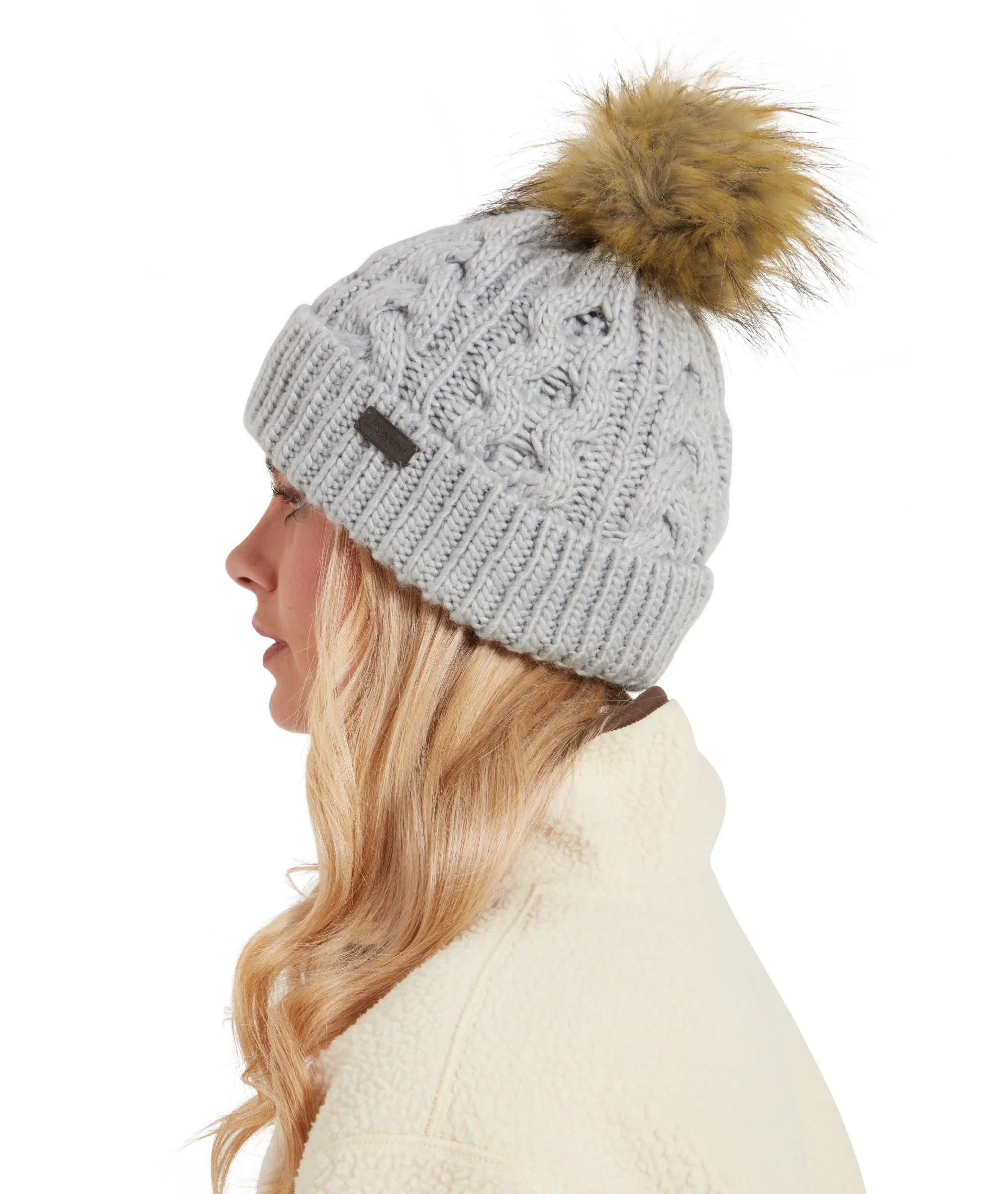 Schoffel Bakewell Ladies Hat/Scarf Set - Silver Grey