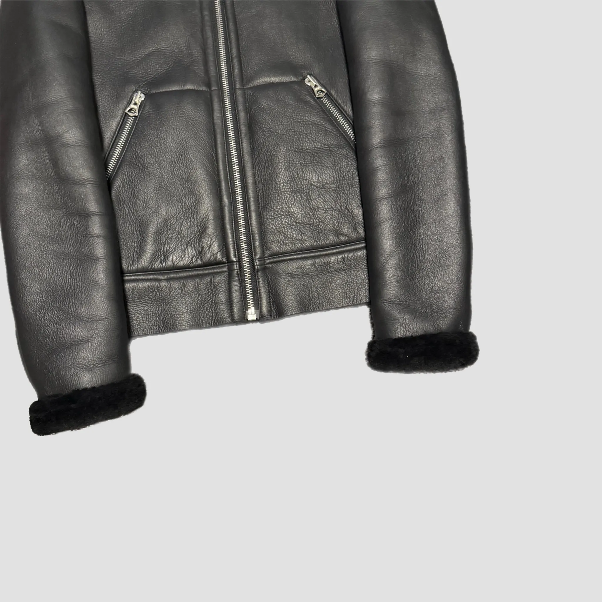 Schott NYC Leather Aviator Jacket