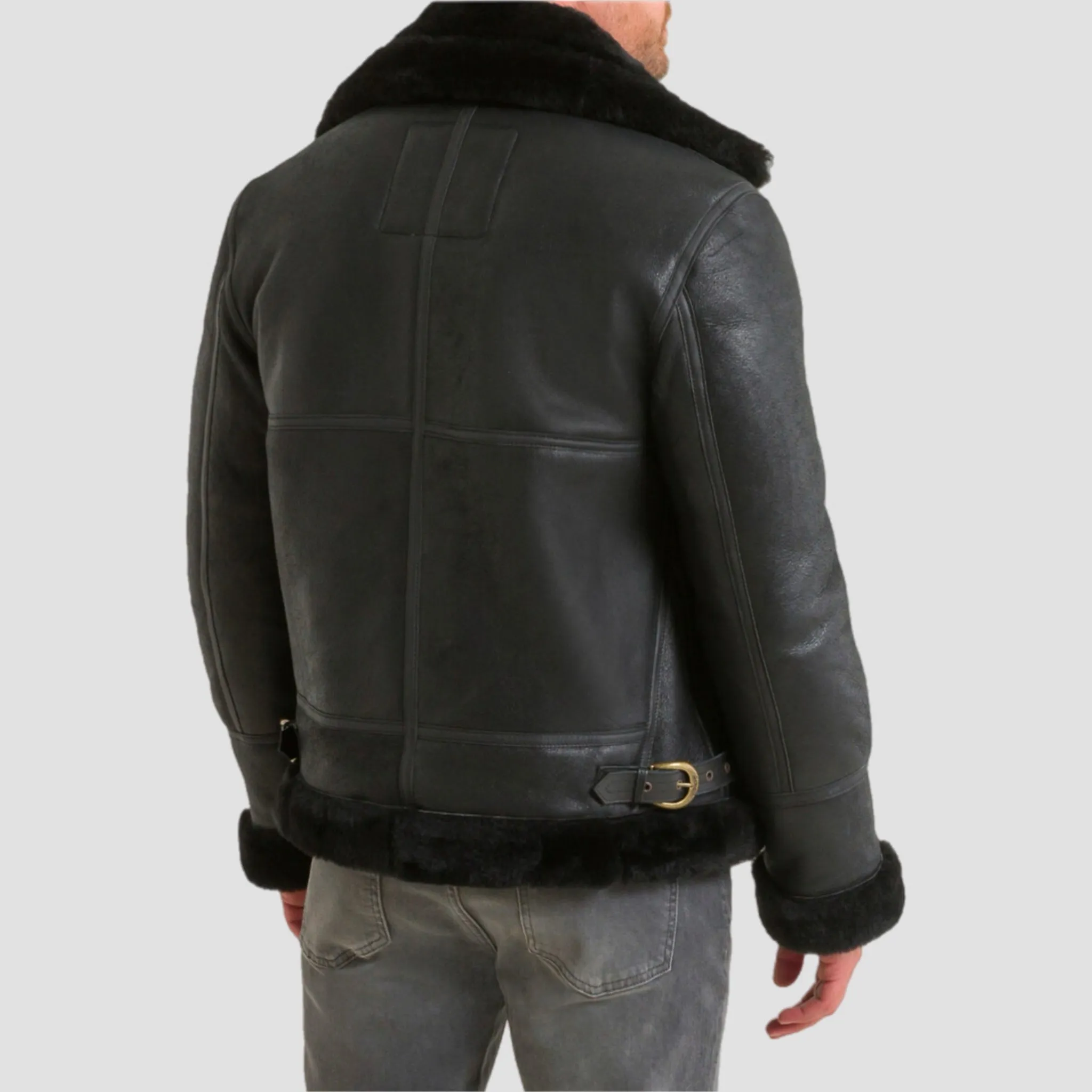 Schott NYC Leather Aviator Jacket