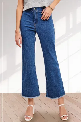 Seaside Stroll Denim Wide Leg Pant