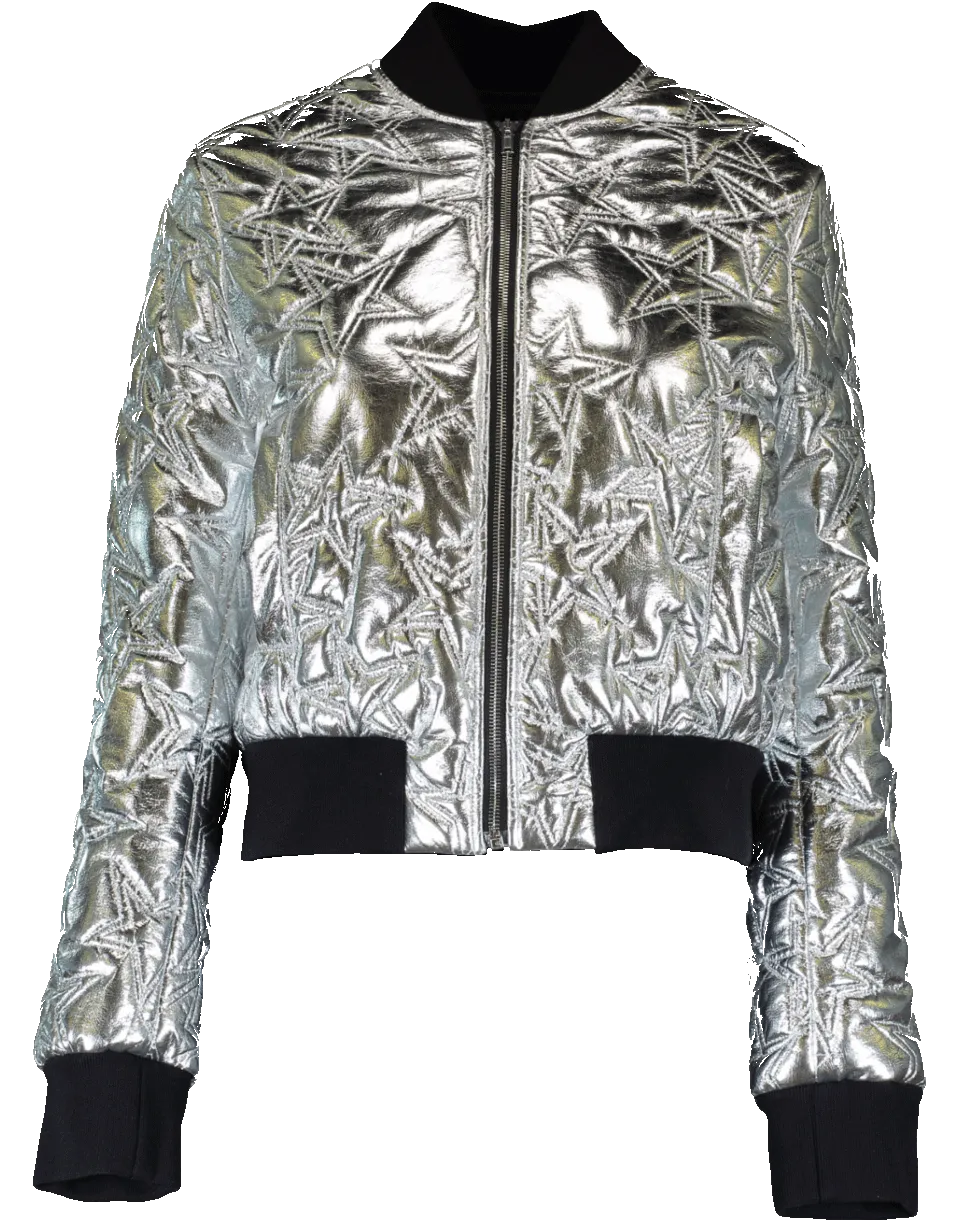 Silver Star Bomber Jacket