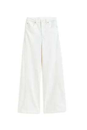 Slant Slit Wide Leg Pant