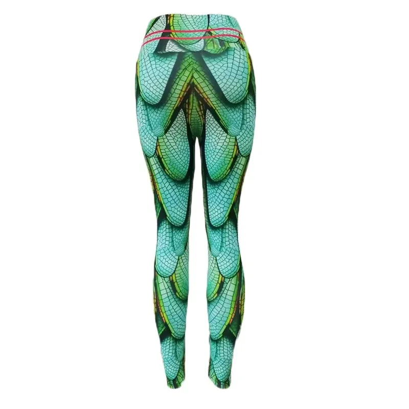 Slim Fit Dragonfly Leggings