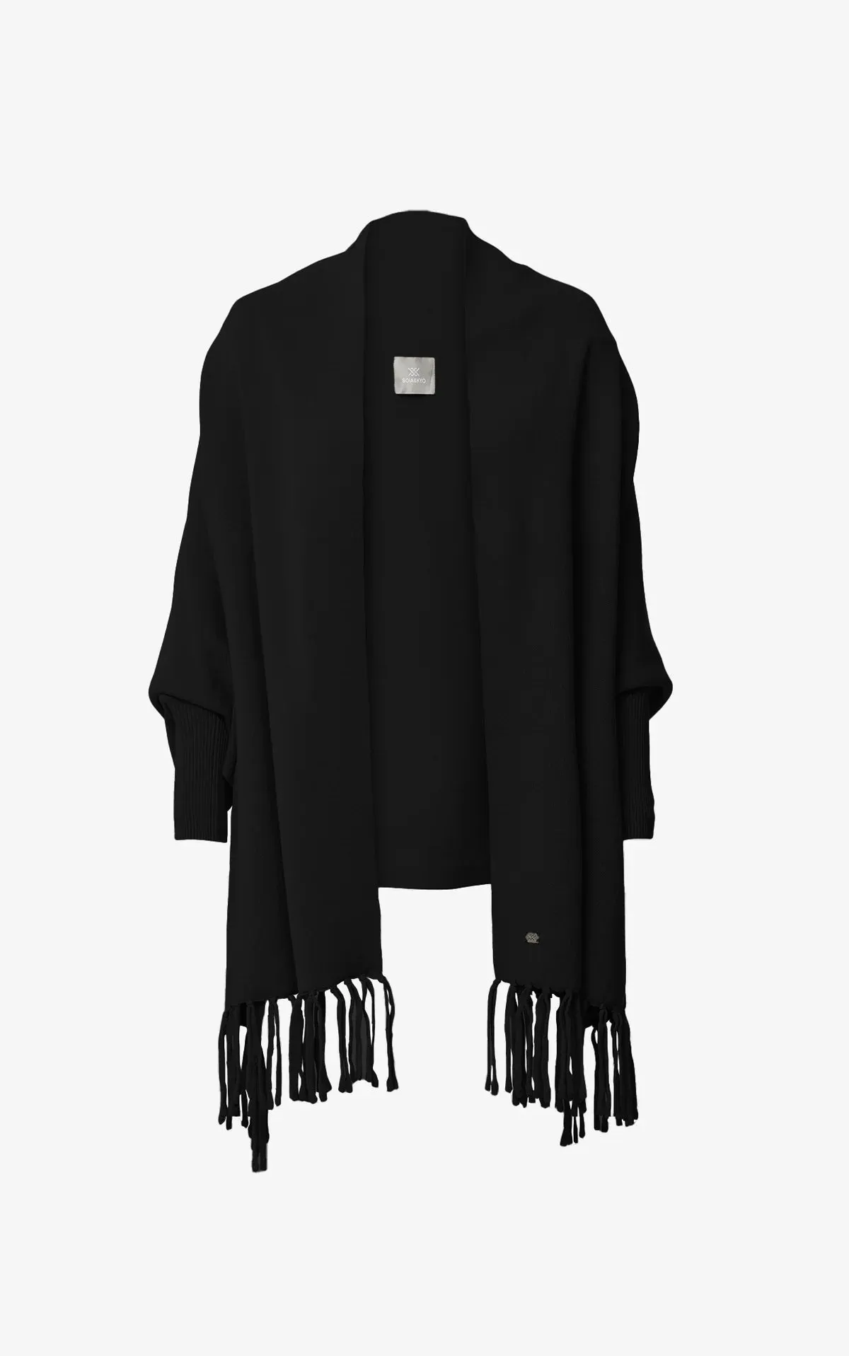 SOIA & KYO- Women’s MIKU Scarfigan With Fringe And Cuffs