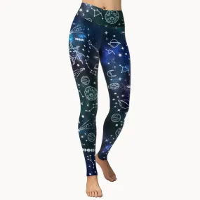 Spiritual Doodles Yoga Leggings