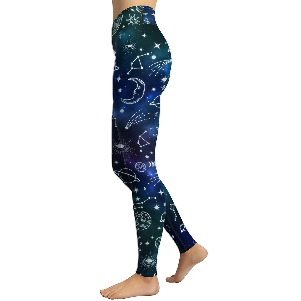 Spiritual Doodles Yoga Leggings