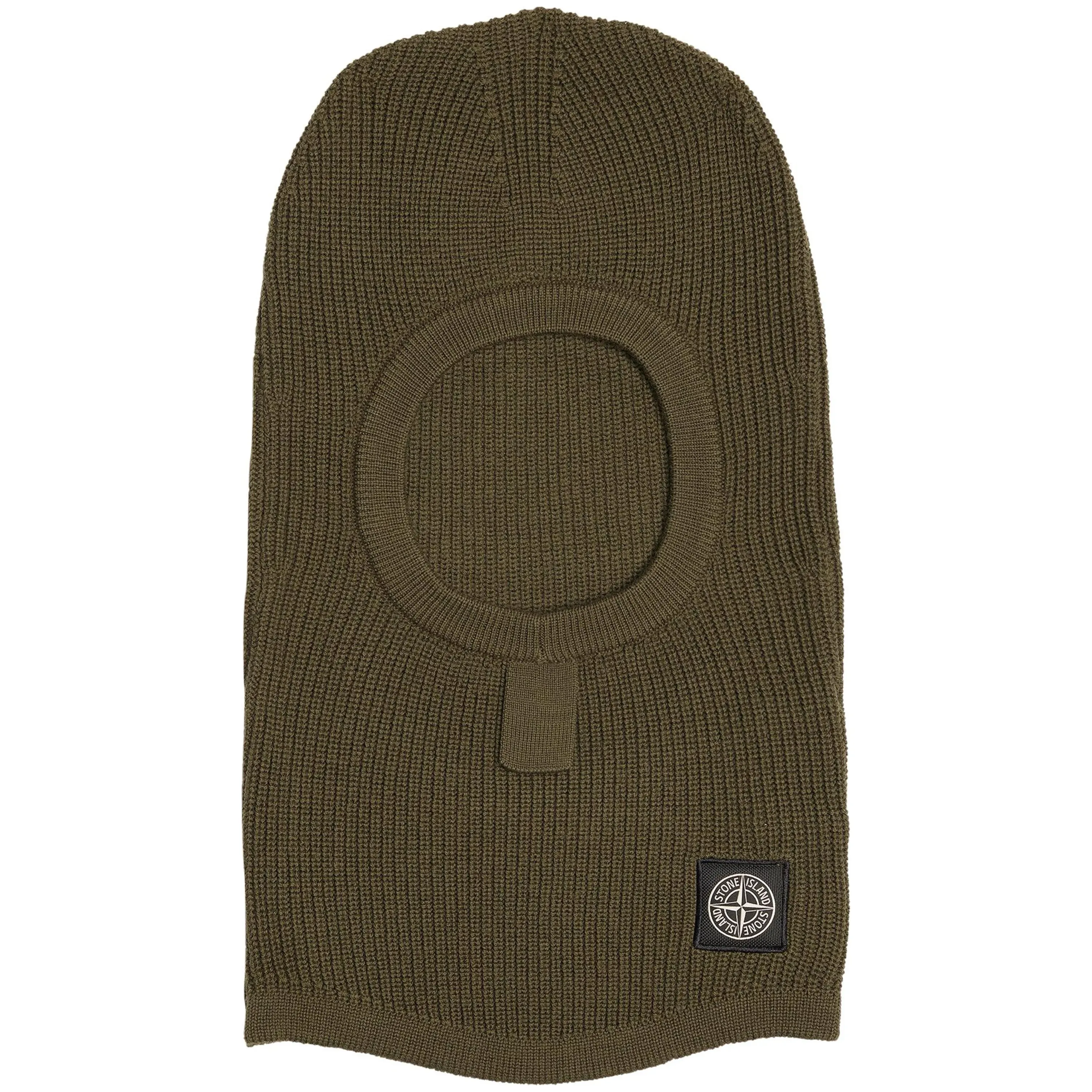 Stone Island Patch Logo Wool Balaclava