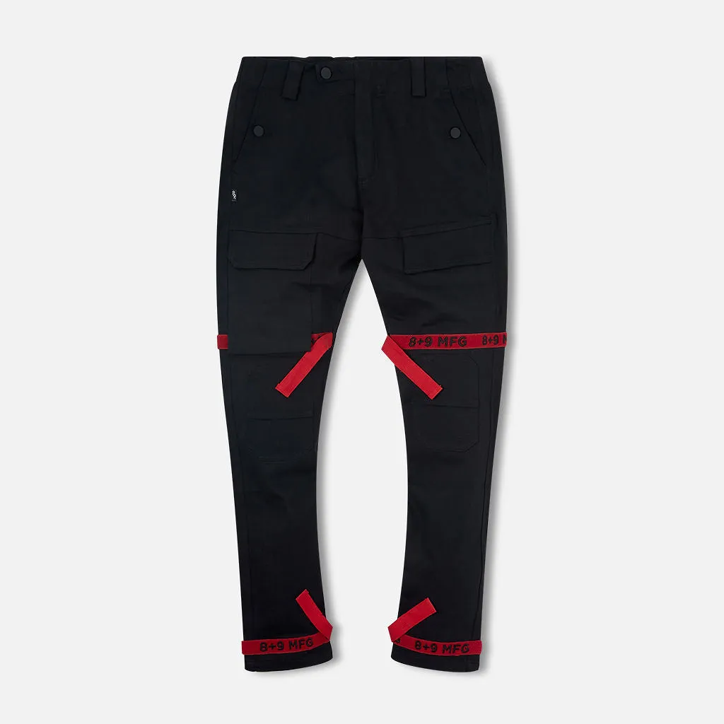 Strapped Up Slim Utility Pant Bred Straps