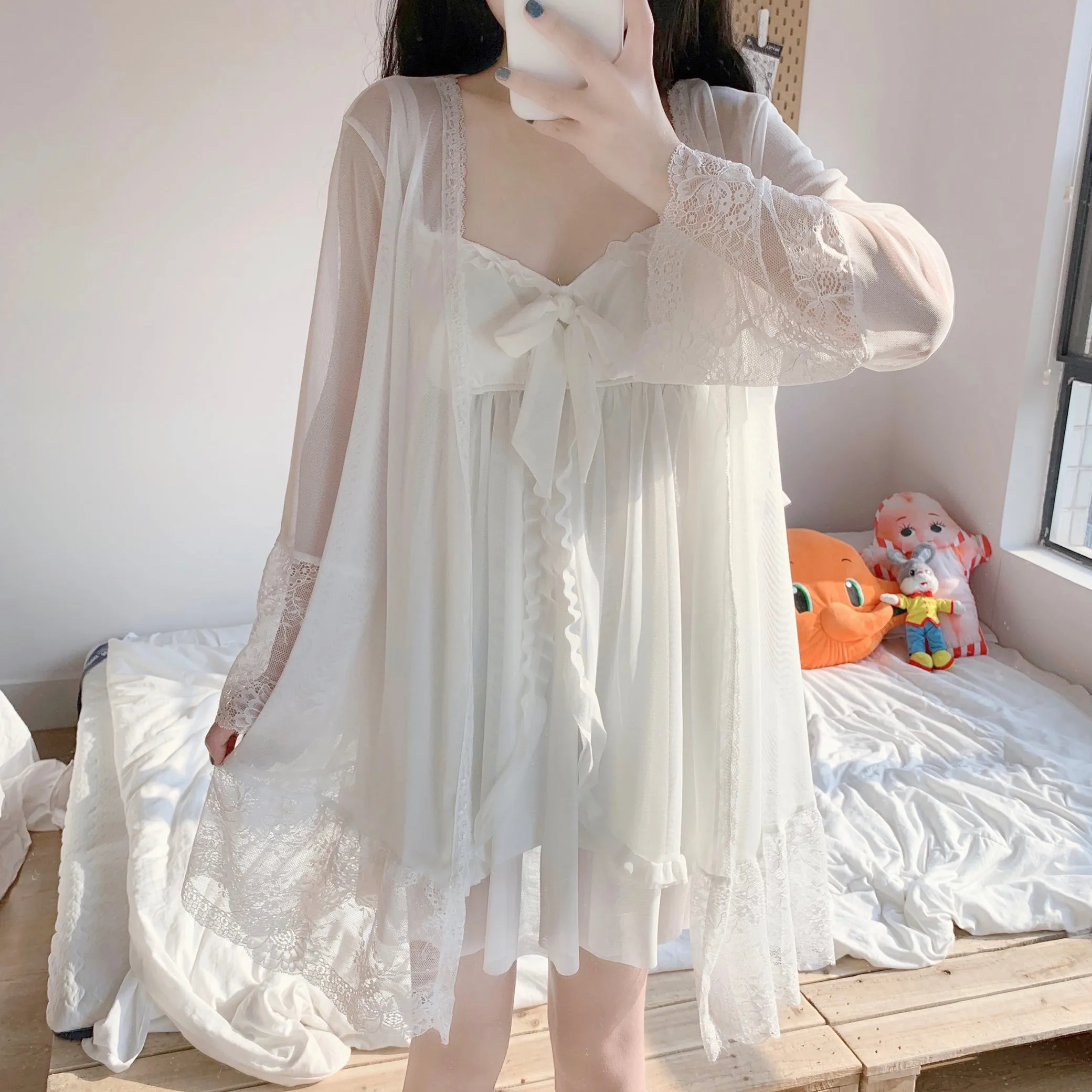 Summer Chiffon Sleepwear Dress