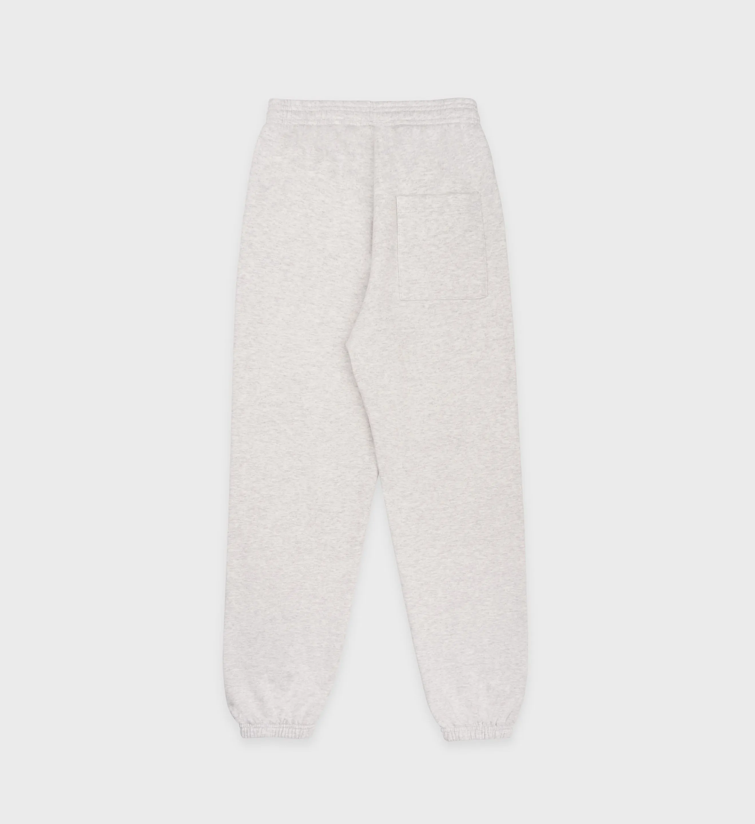 The Carlyle Script Sweatpant - Heather Gray/Forest