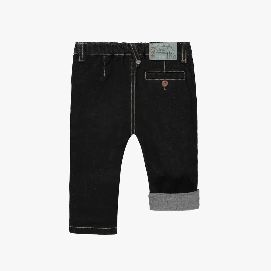 The Jamie Black Soft Slim-Fit Denim - BABY