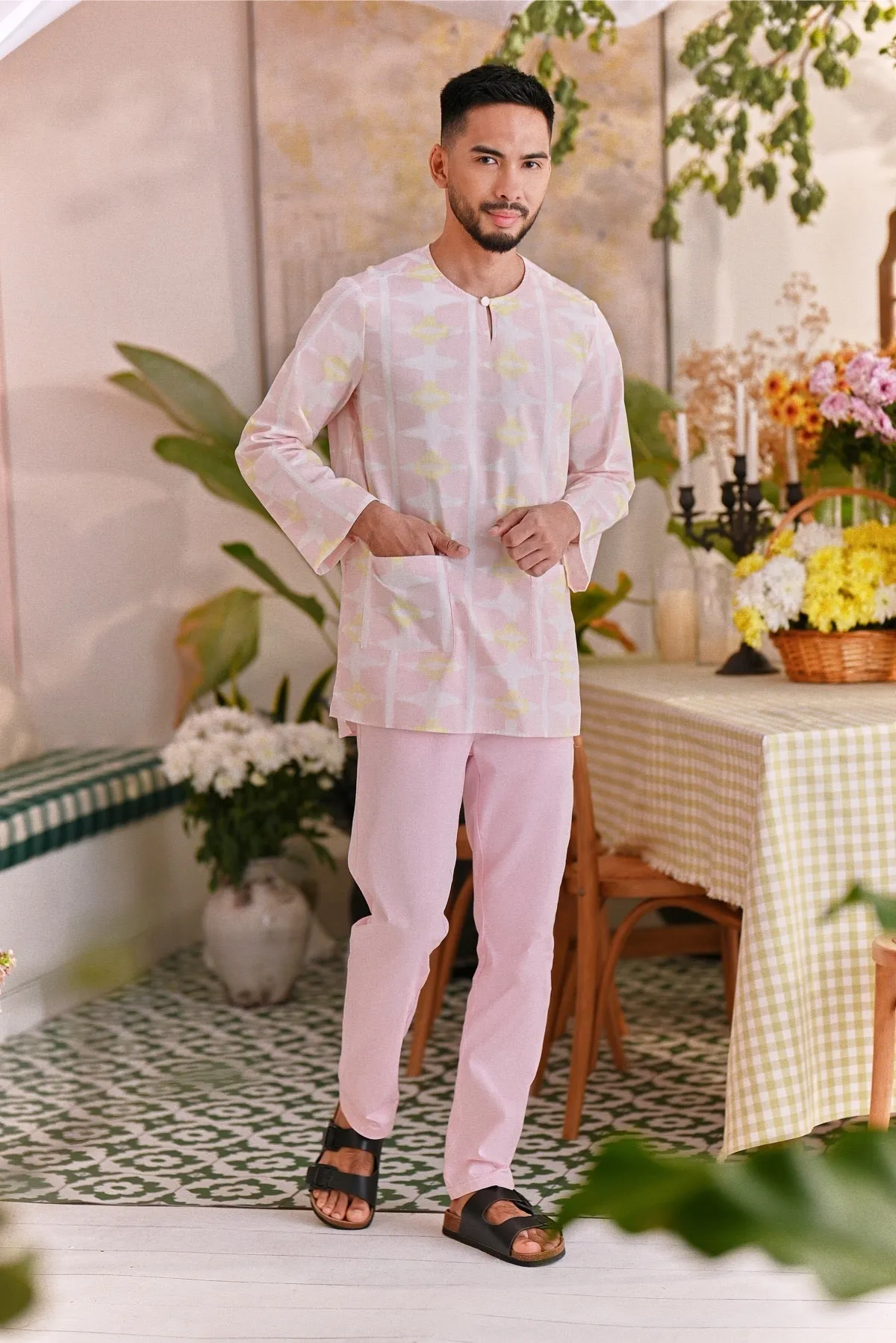 The Perfect Men Slim Fit Pants - Pink