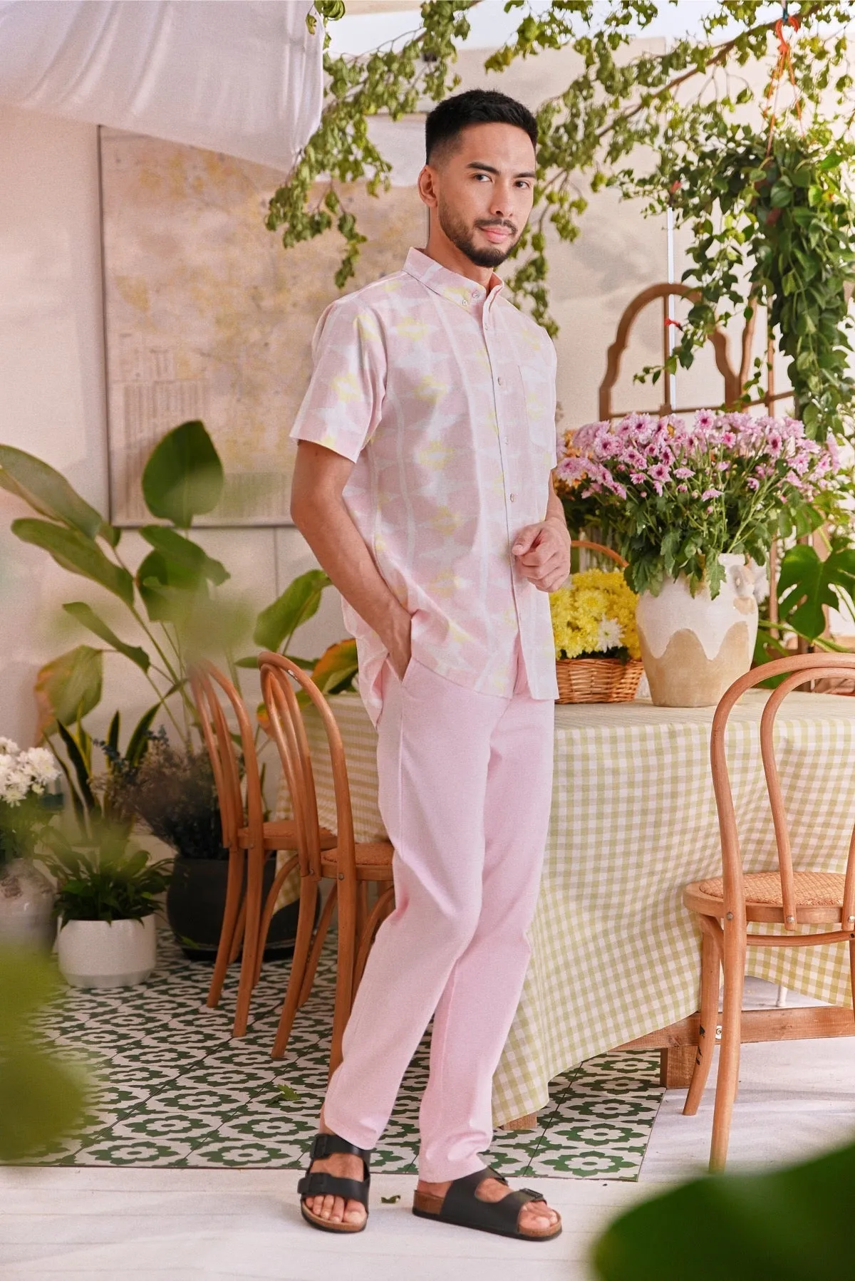 The Perfect Men Slim Fit Pants - Pink