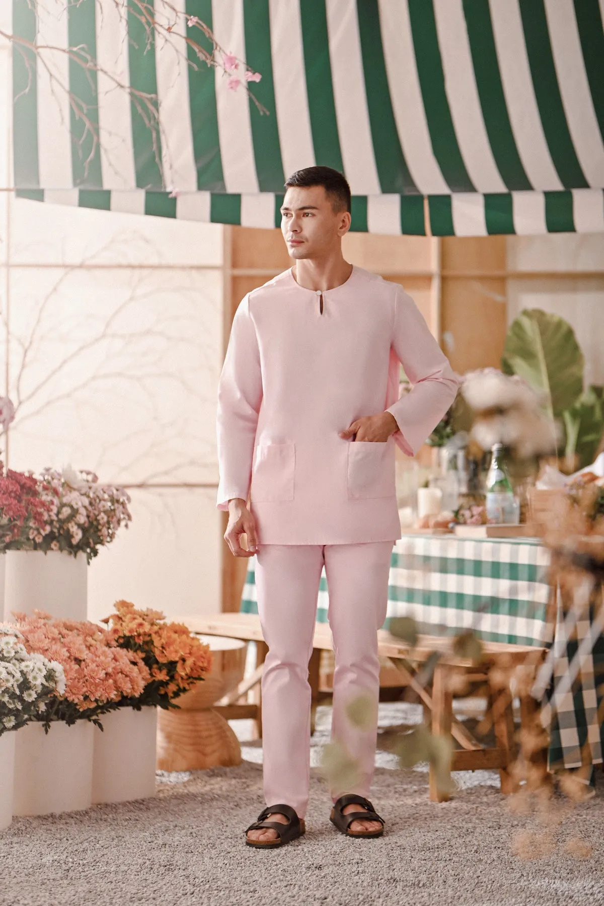 The Perfect Men Slim Fit Pants - Pink