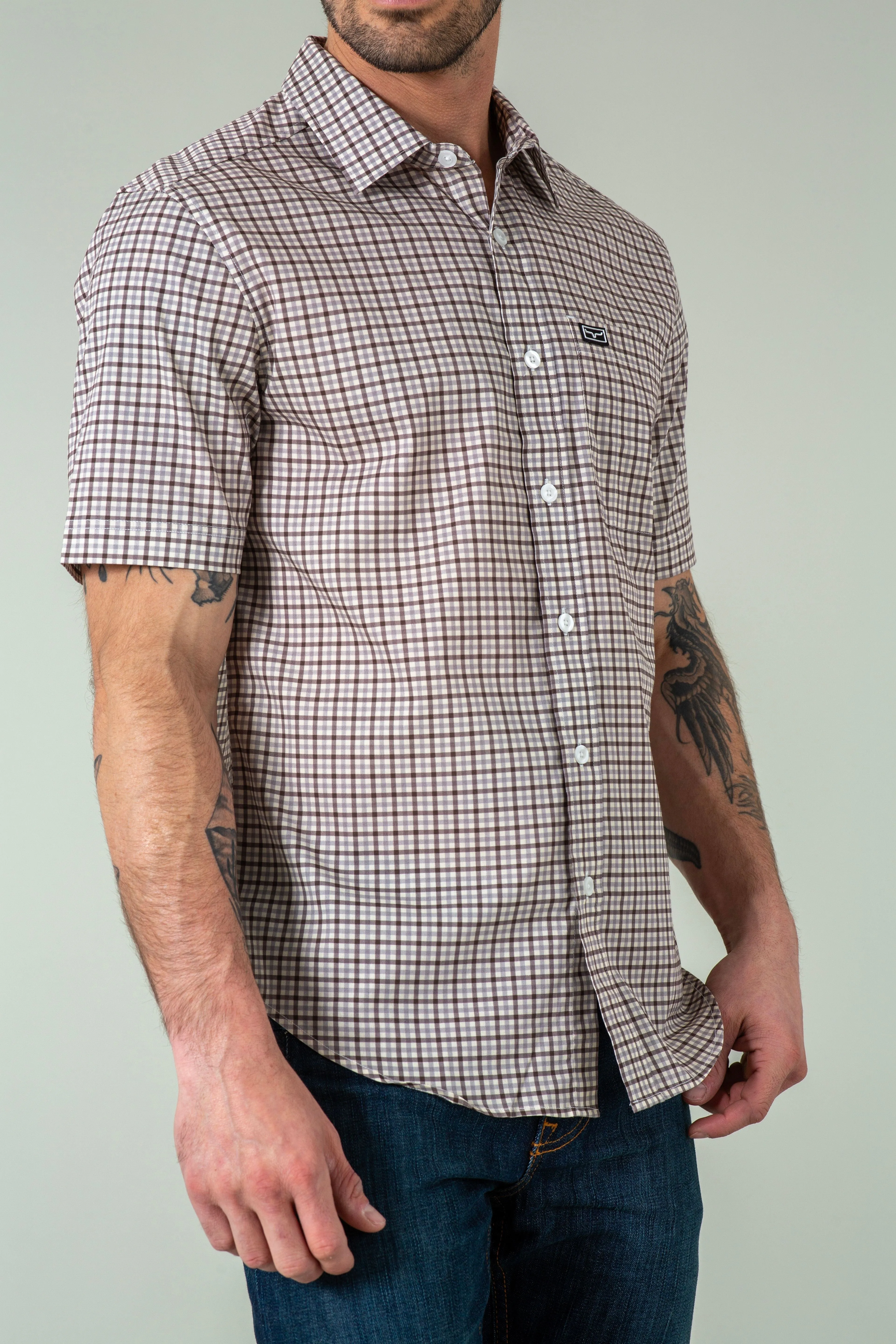 Tucco Mini Check Dress Shirt