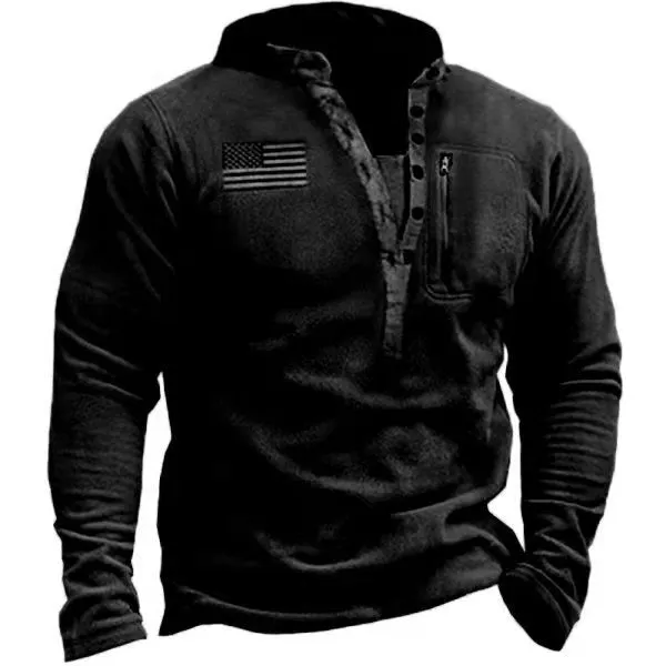 USA Fleece Pullover Jacket