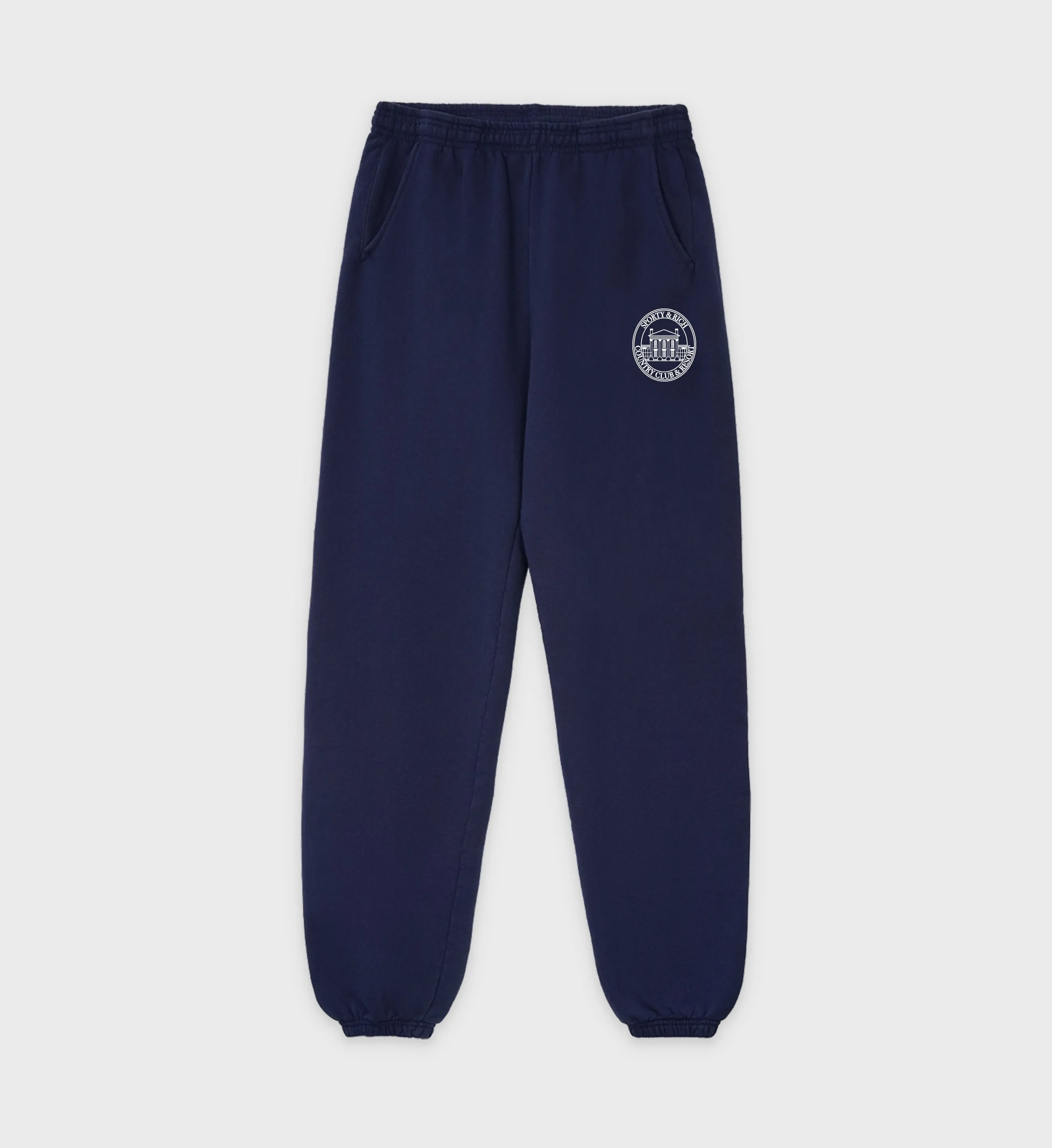 Vendome Resort Sweatpant - Navy/White