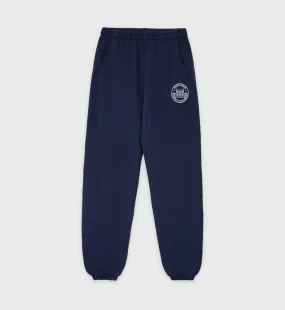 Vendome Resort Sweatpant - Navy/White