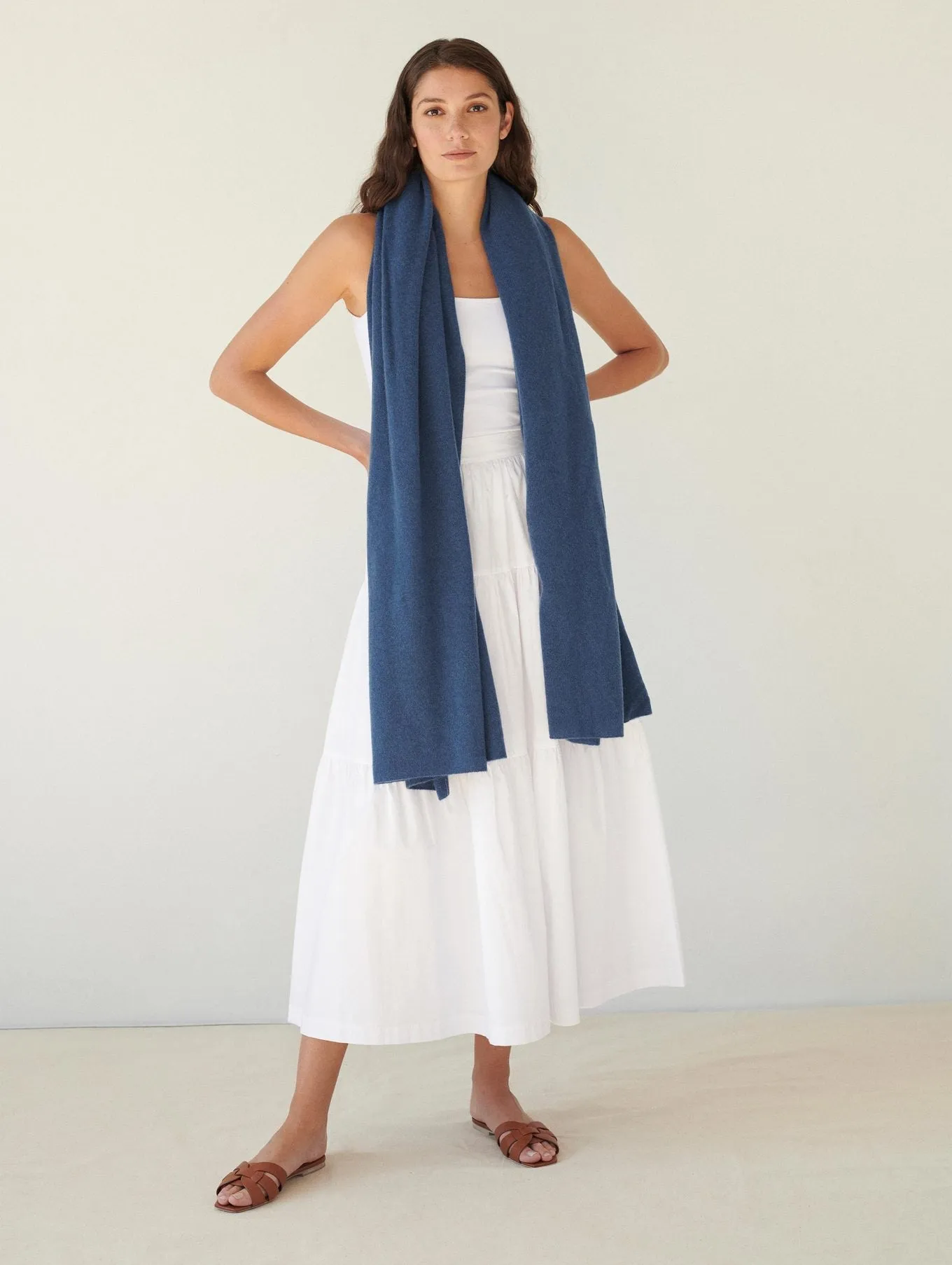 White & Warren Cashmere Travel Wrap