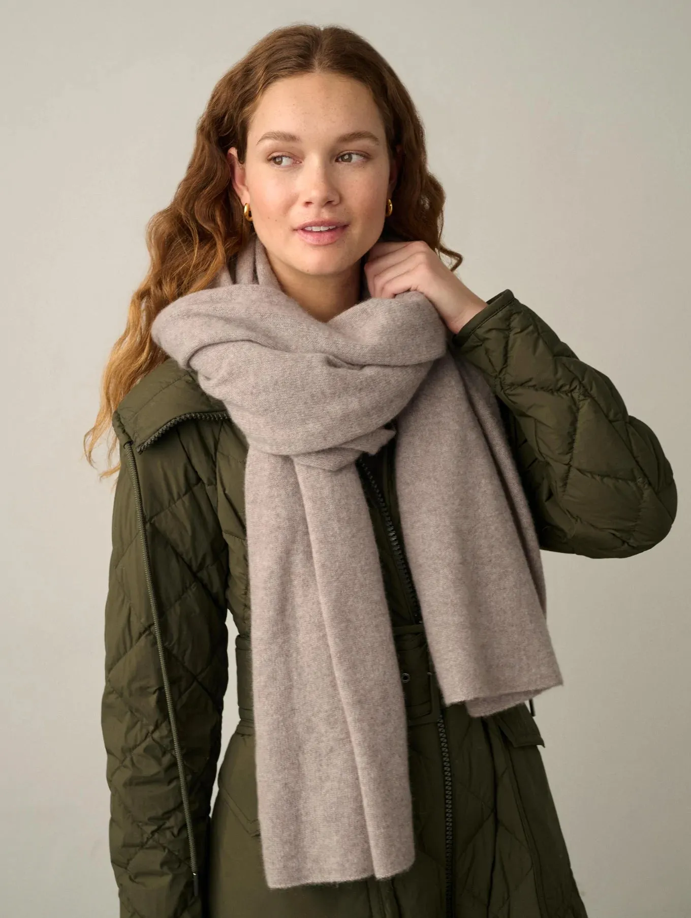 White & Warren Cashmere Travel Wrap