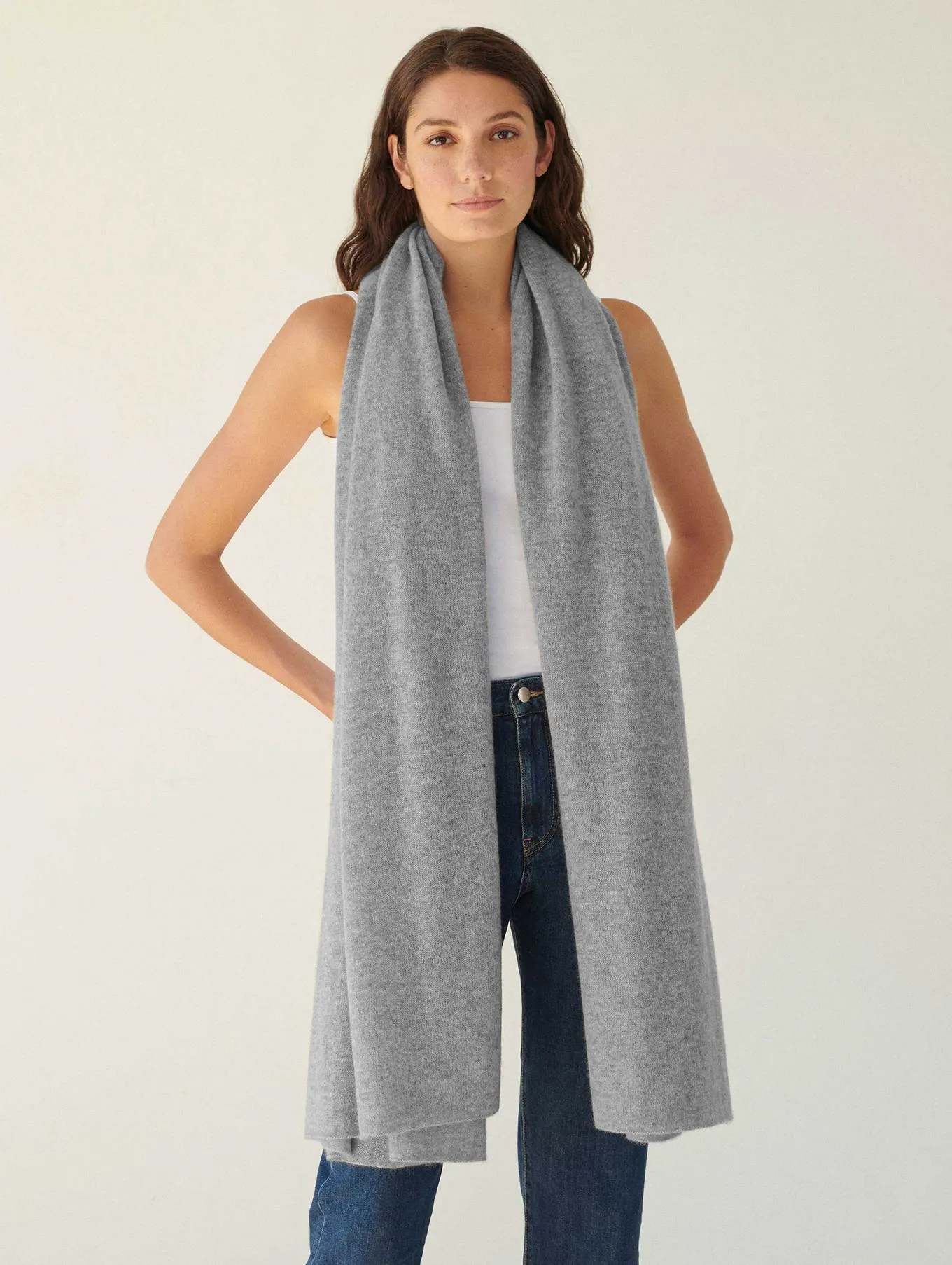 White & Warren Cashmere Travel Wrap