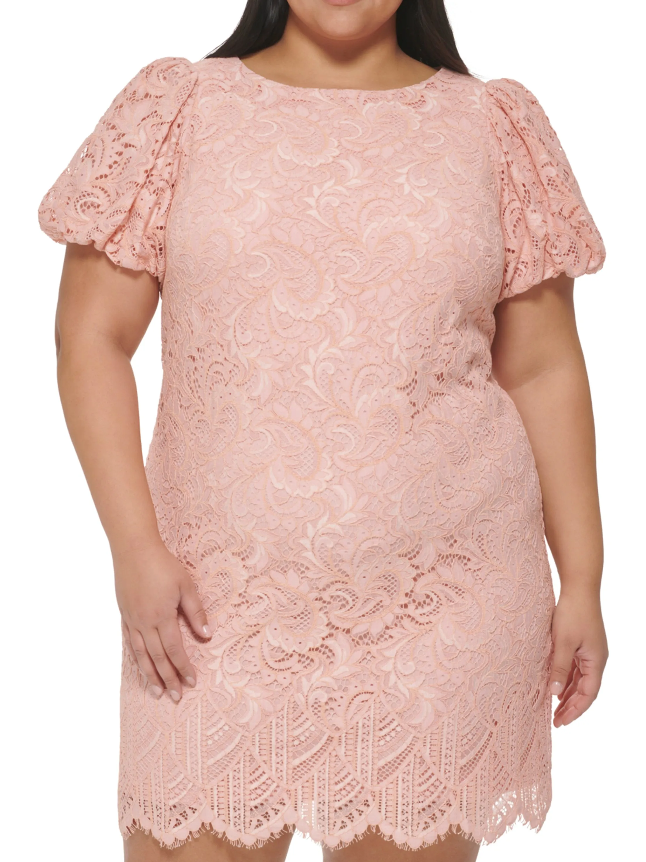 Women's Embroidered Dress,Light Pink