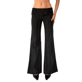 Y2K Corpcore Pinstripe Trousers (S)